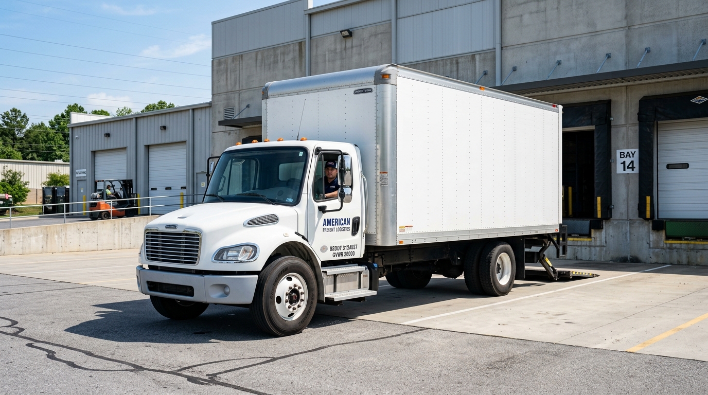 26' Box Truck (with Liftgate) commercial truck